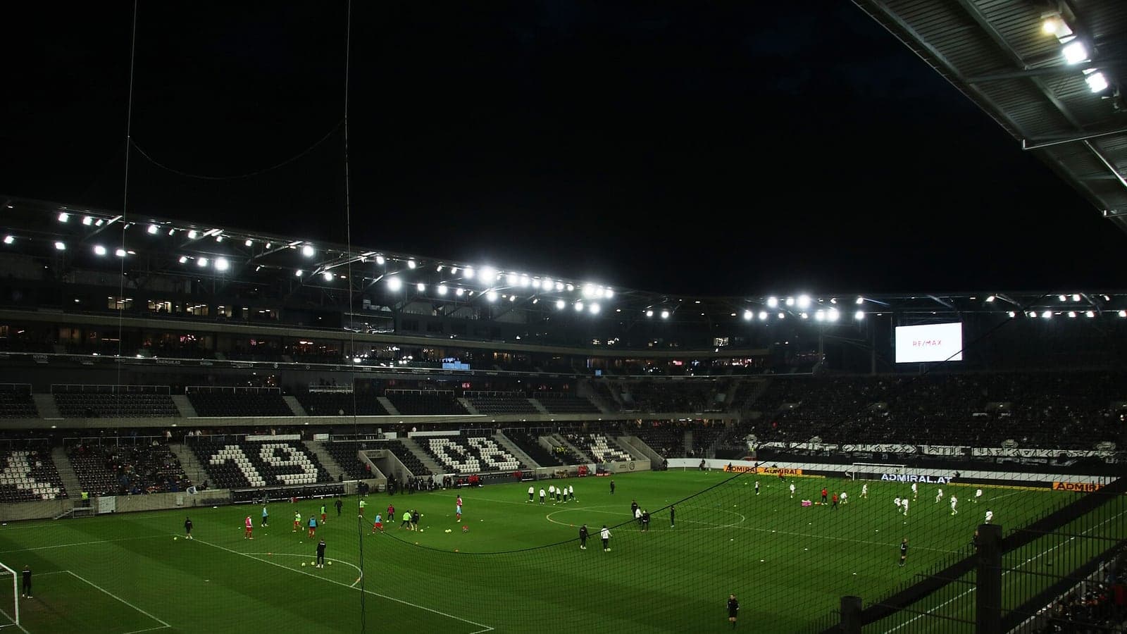 Inside LASK’s stadium in Linz