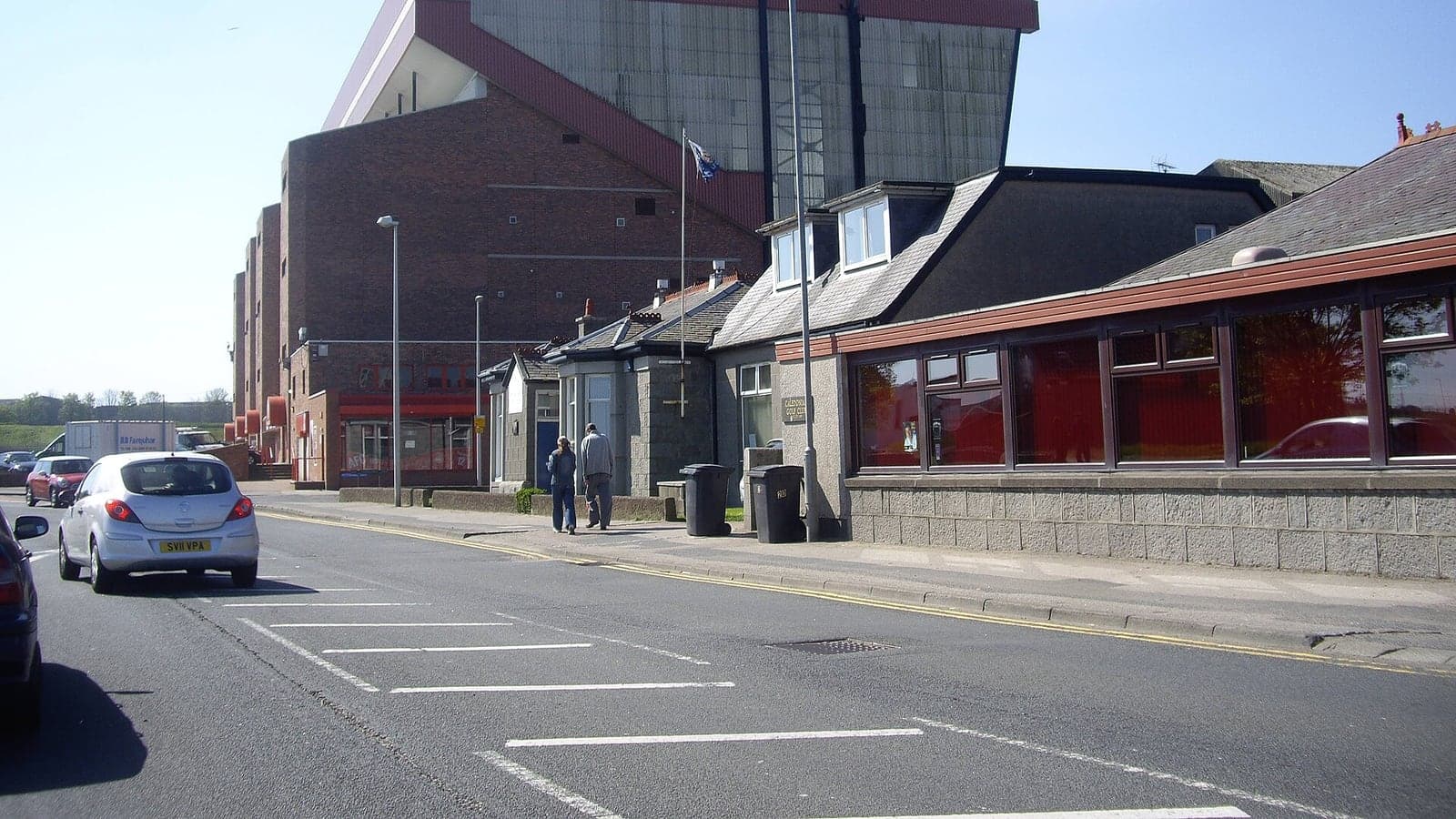 Pittodrie Stadium in Aberdeen