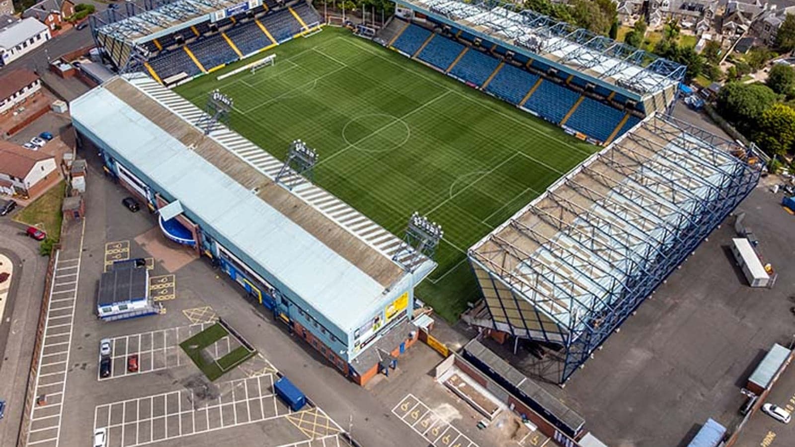 Rugby Park stadium in Kilmarnock
